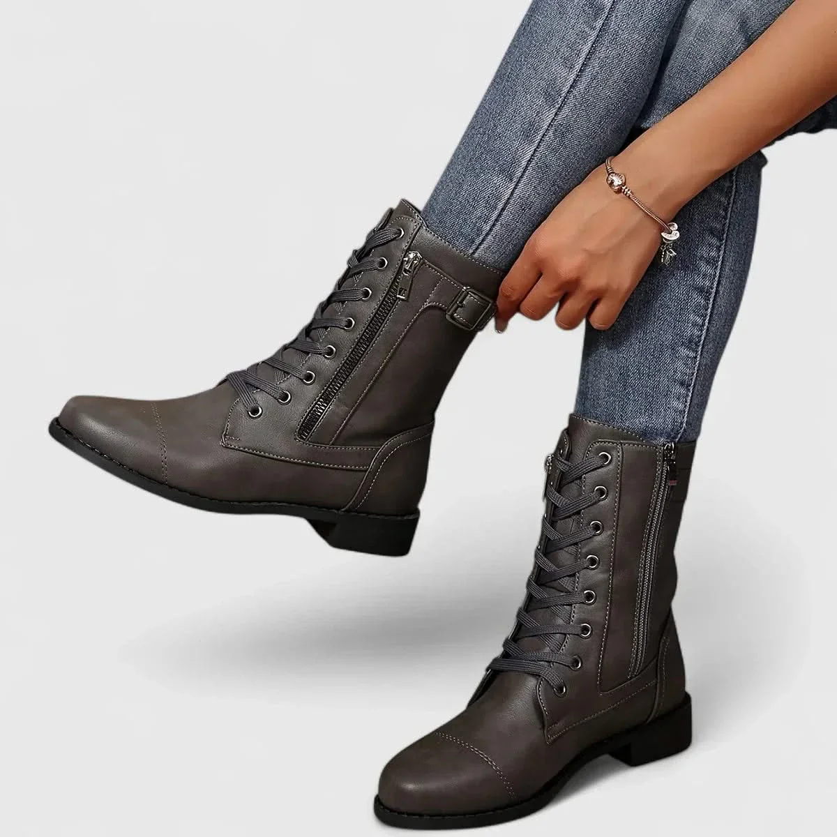 AINSWORTH LEATHER BOOTS - Image 3