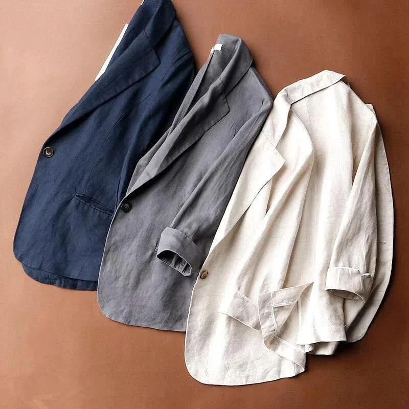 ALENA LINEN BLAZER - Image 5