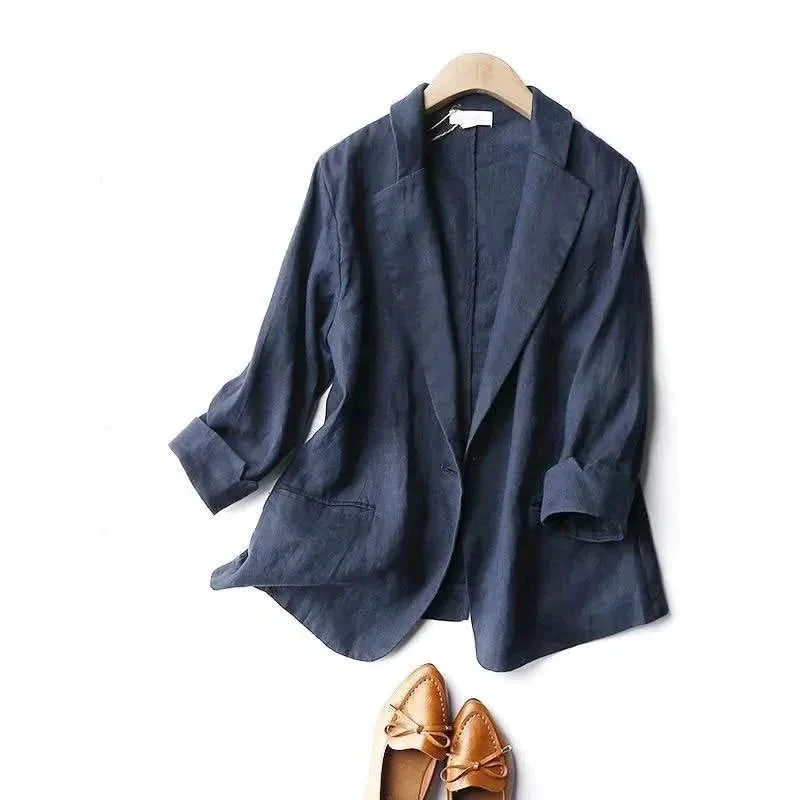 ALENA LINEN BLAZER - Image 9