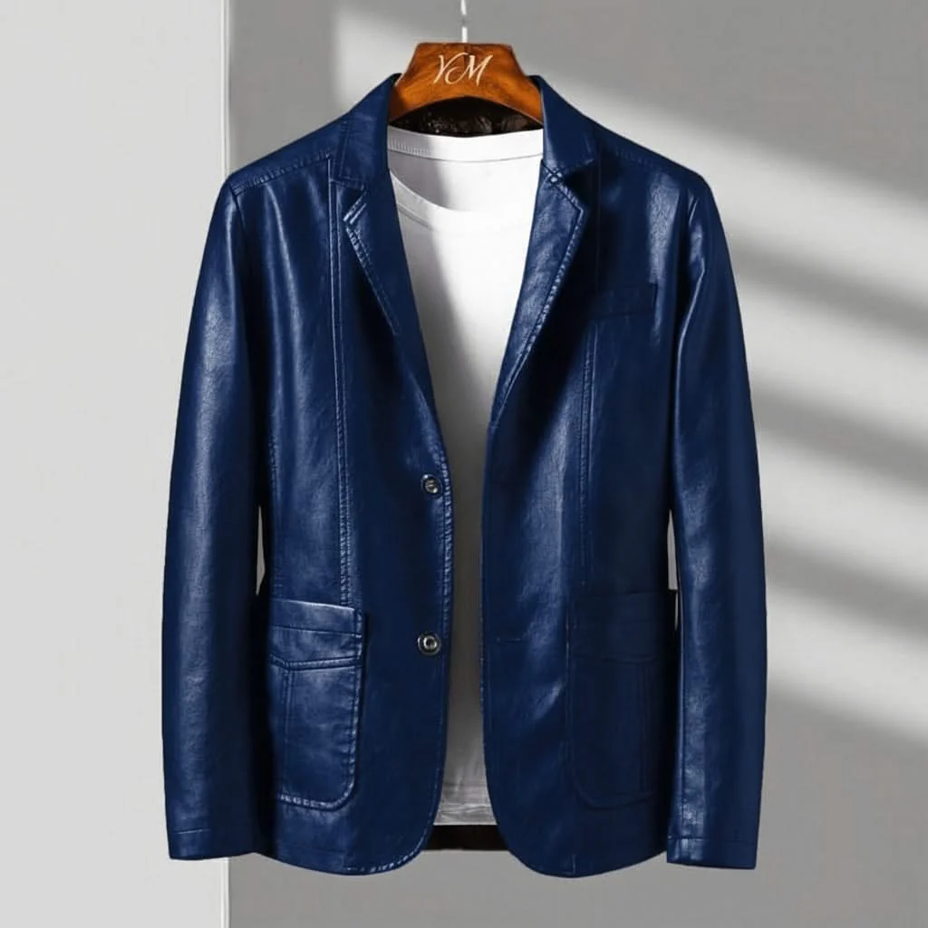 ALESSANDRO LEATHER BLAZER - Image 6