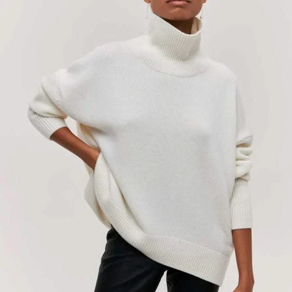 ARIA OVERSIZED TURTLENECK SWEATER - Image 5
