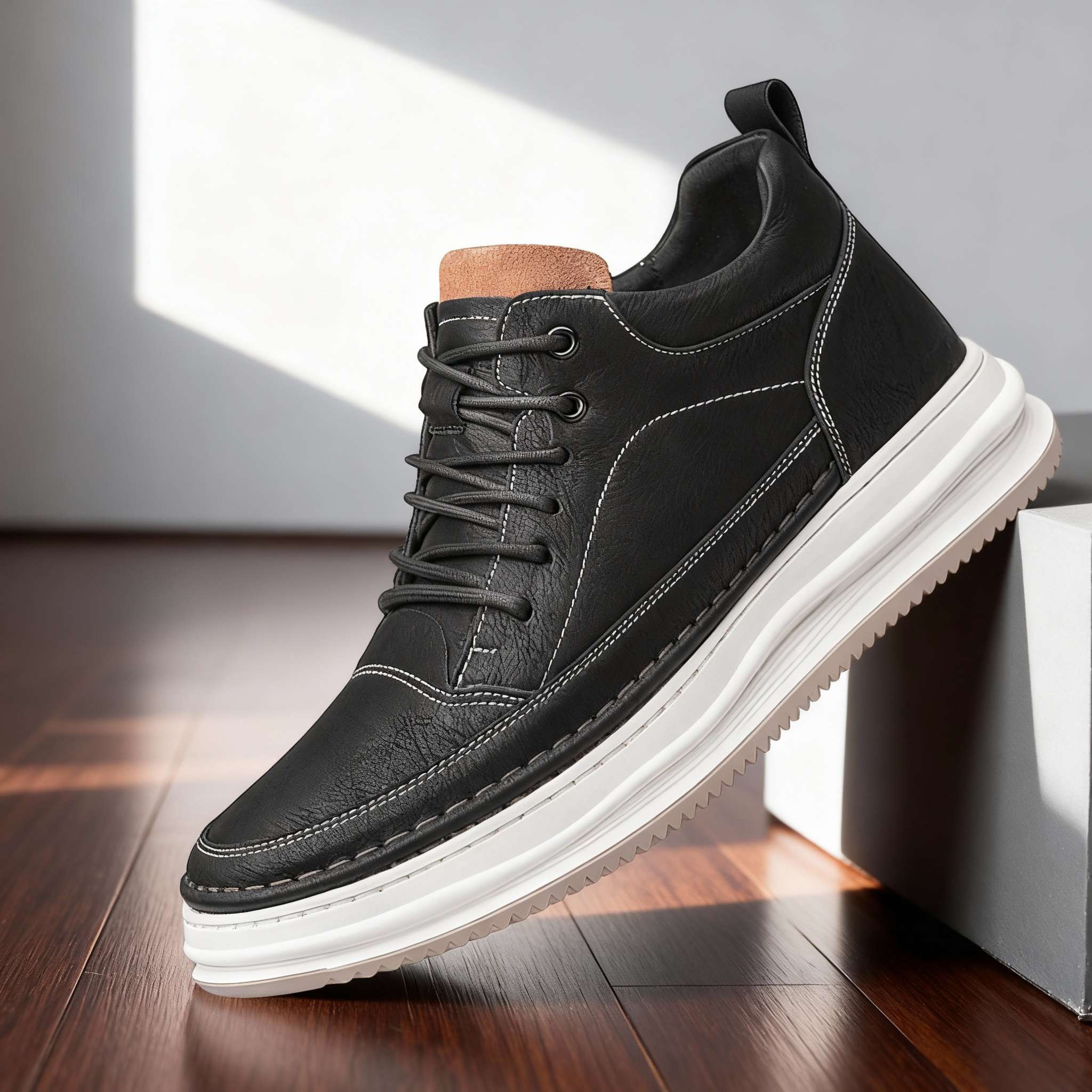 ASHFORD LEATHER KICKS - Image 4