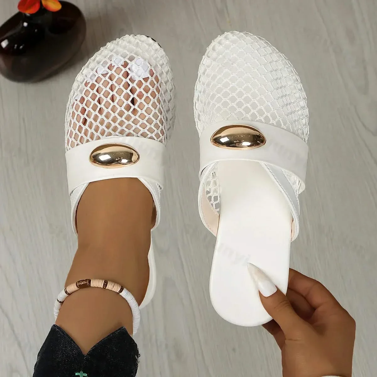 AURELIA SLIP-ON MULES - Image 7
