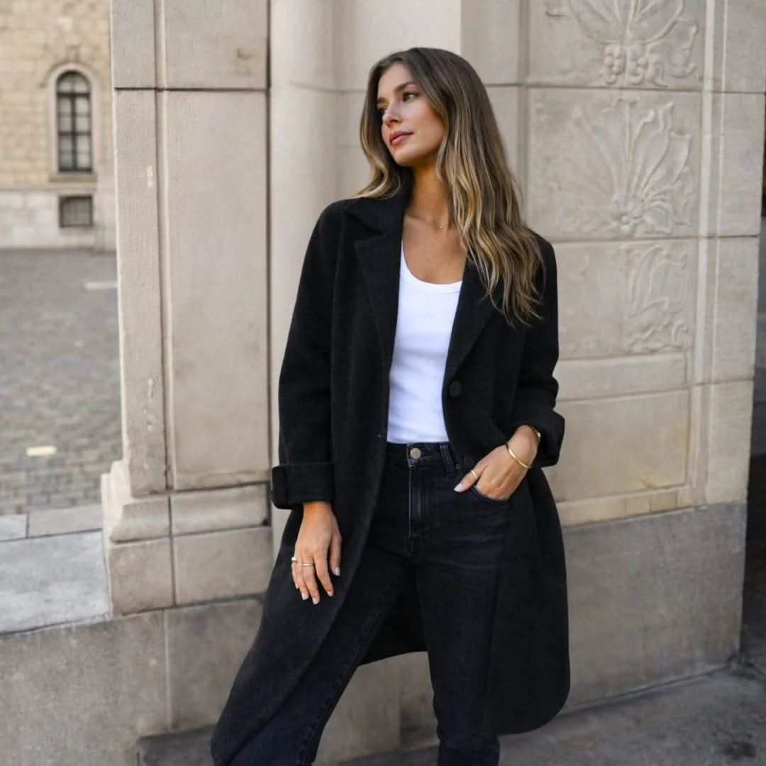 CAMILLE CLASSIC BUTTON JACKET - Image 5