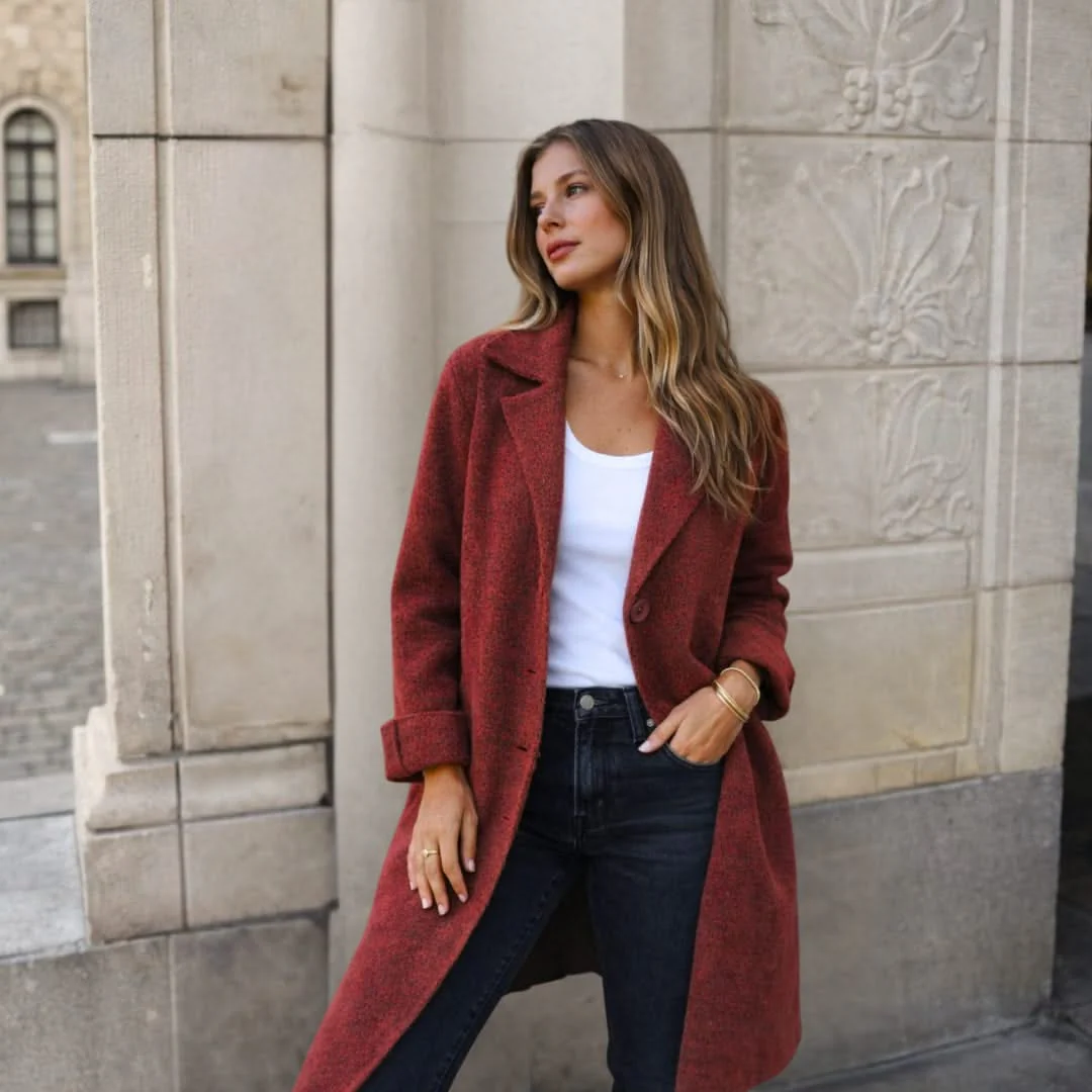CAMILLE CLASSIC BUTTON JACKET - Image 7