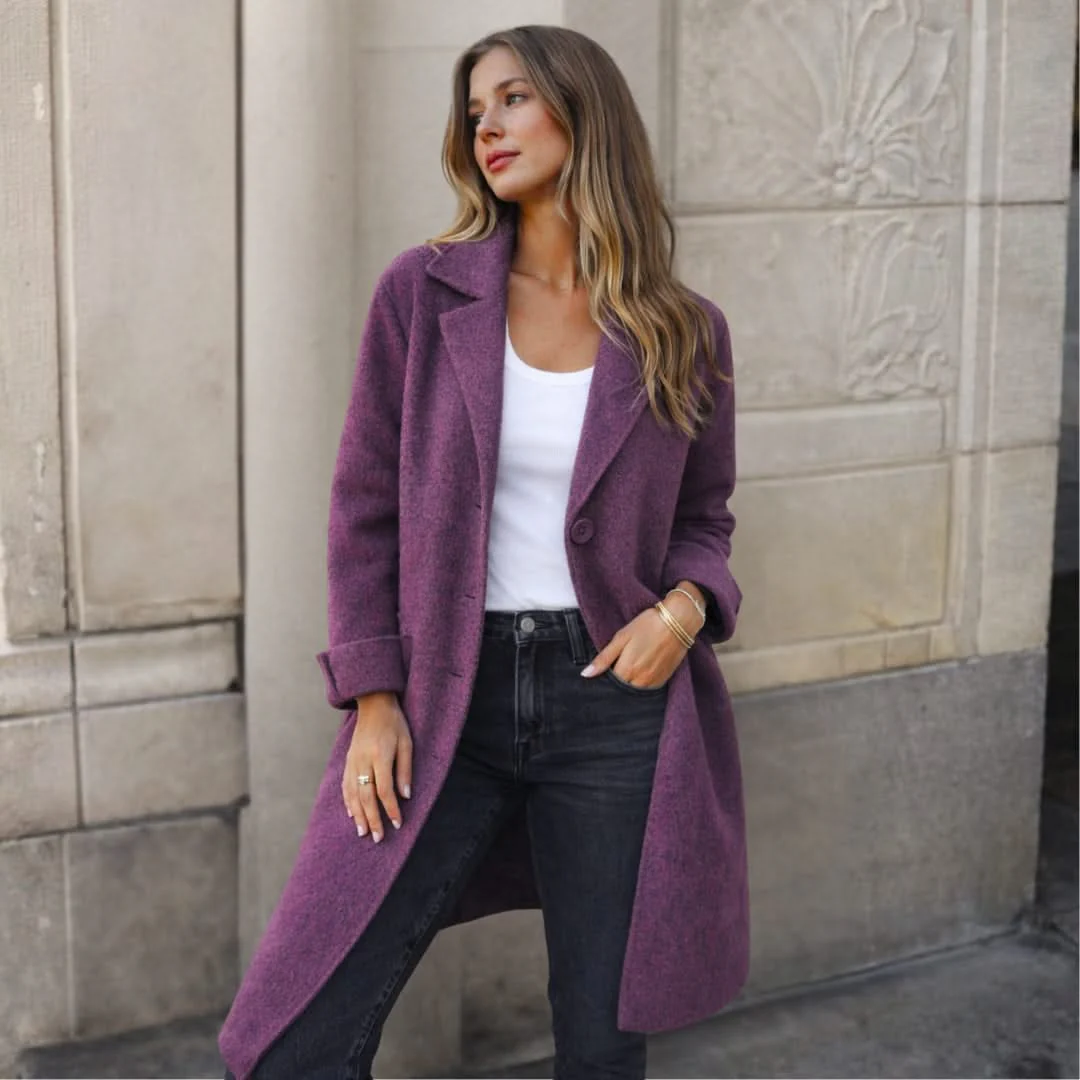 CAMILLE CLASSIC BUTTON JACKET - Image 8