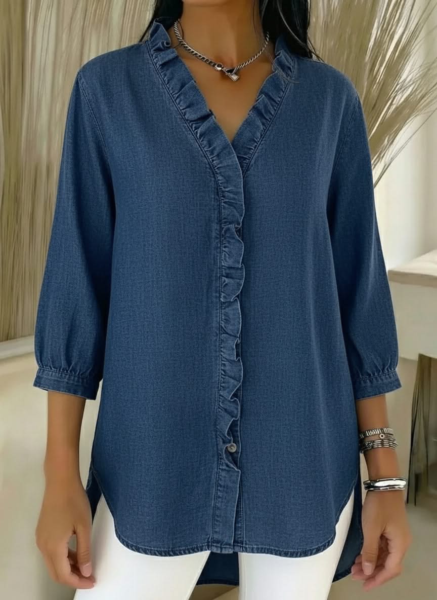 CELESTE RUFFLE TOP - Image 3