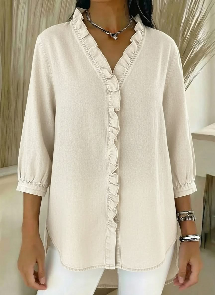 CELESTE RUFFLE TOP - Image 4