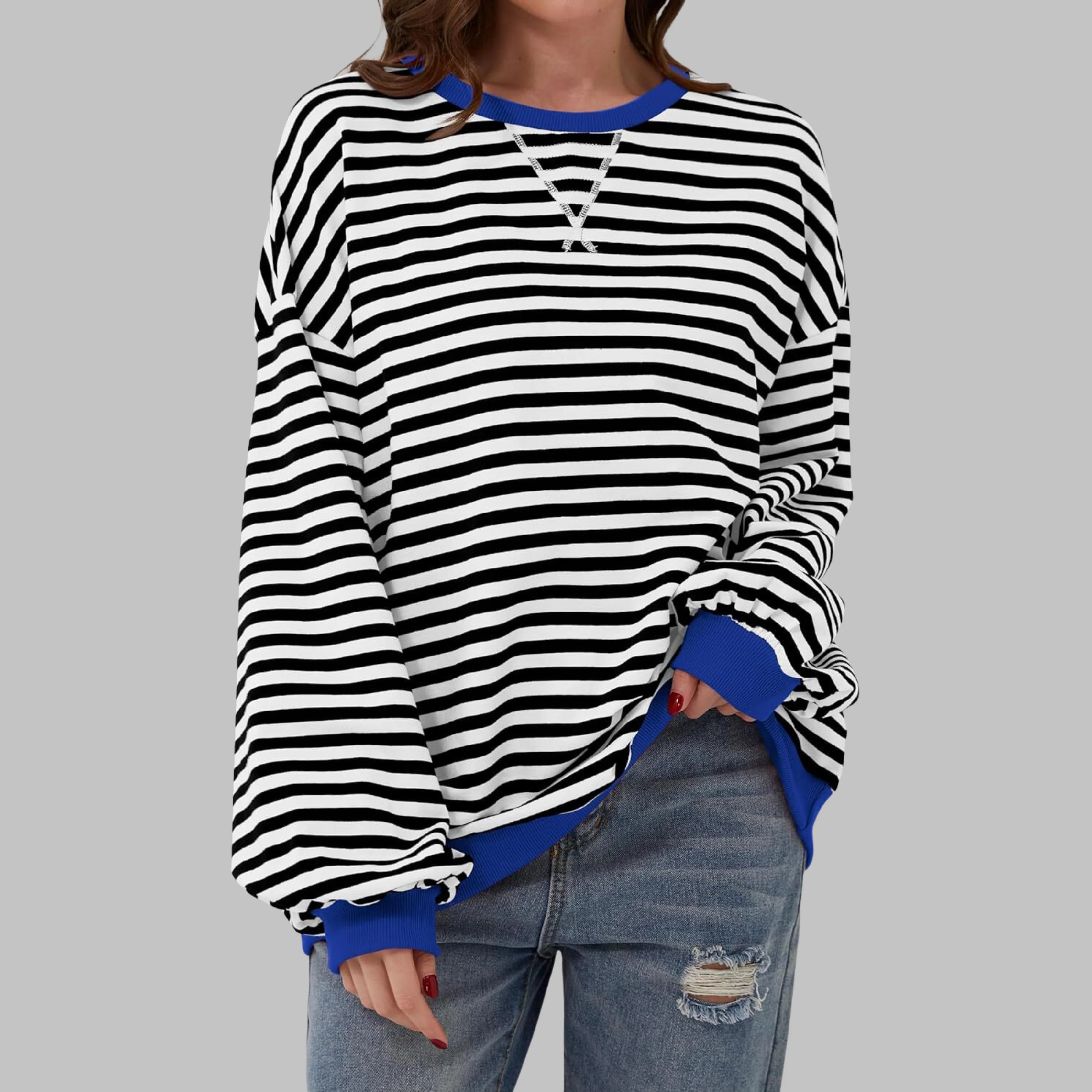 ELARA STRIPED PULLOVER - Image 2