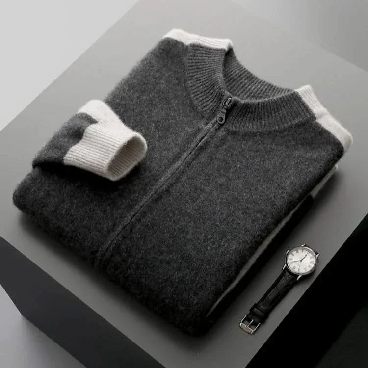 FERRARA CASHMERE ZIP-THROUGH JACKET - Image 7