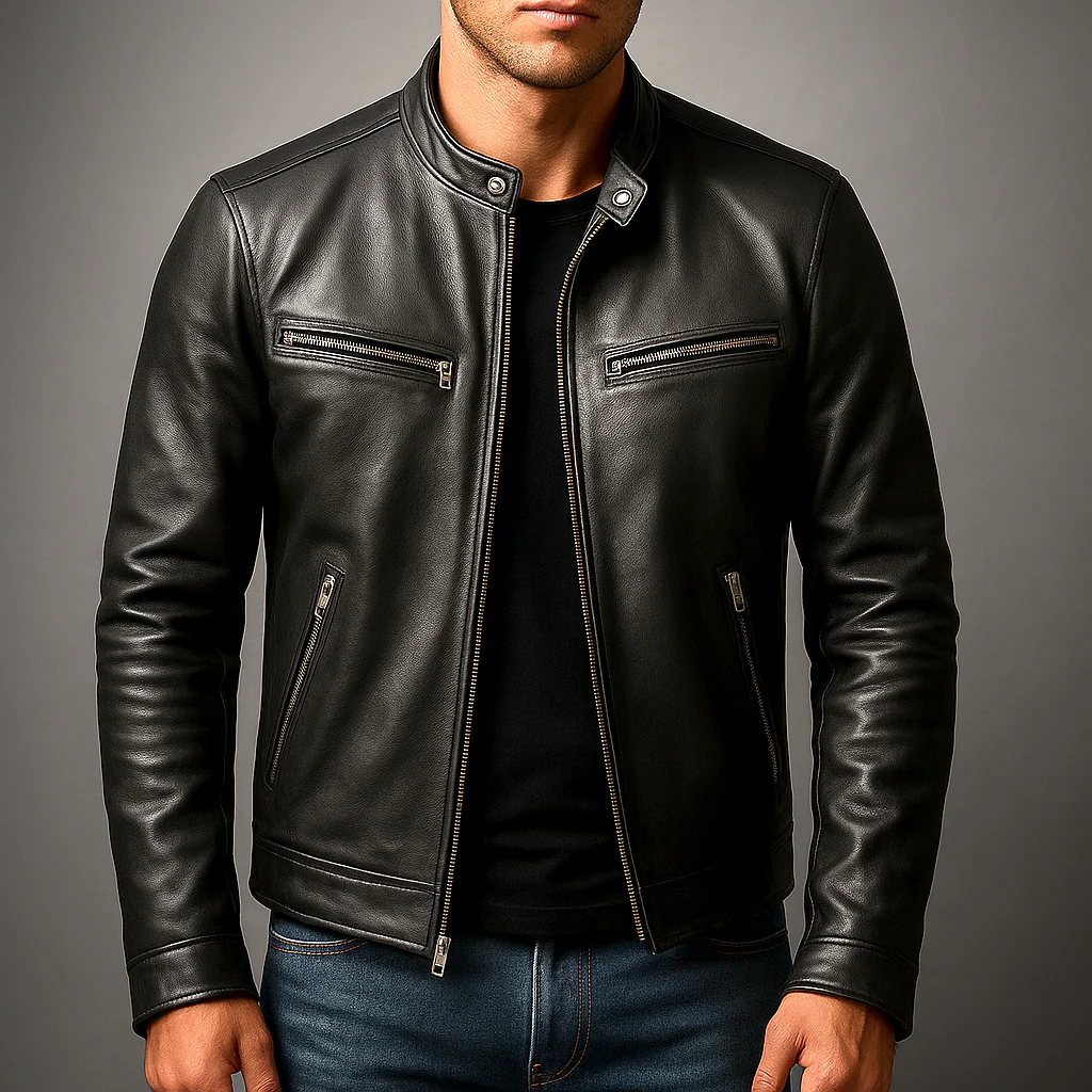 HAWTHORNE VINTAGE LEATHER JACKET - Image 6