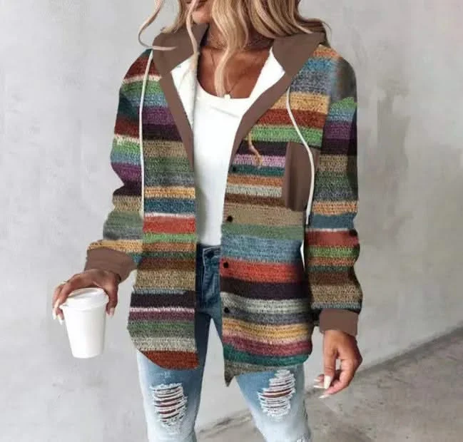 HIGHLAND PLAID HOODED COAT - Image 11