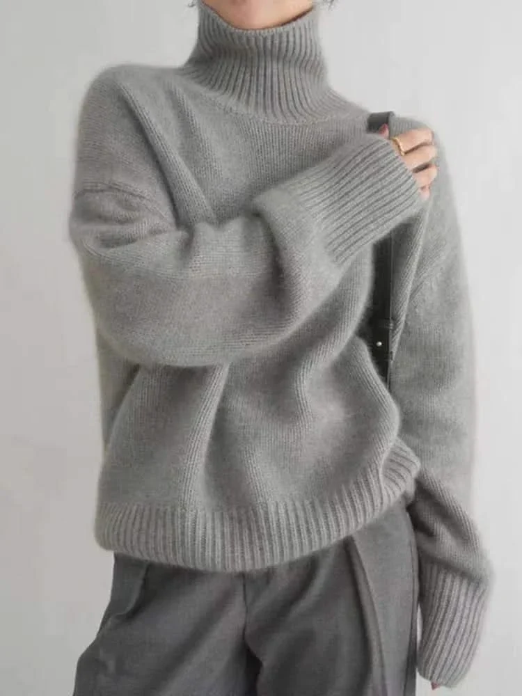 ISABELLA CASHMERE HIGH-NECK SWEATER - Image 5