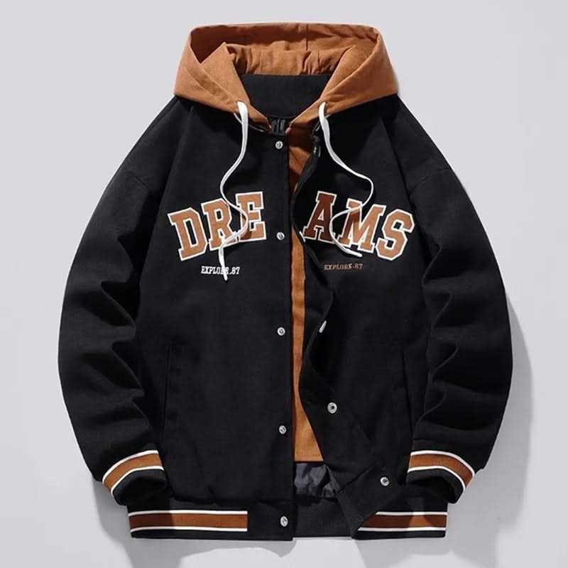 KINGSLEY HOODED VARSITY JACKET - Image 3