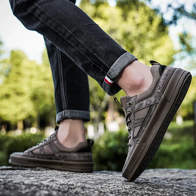 METROSTRIDE LEATHER TRAINERS - Image 14
