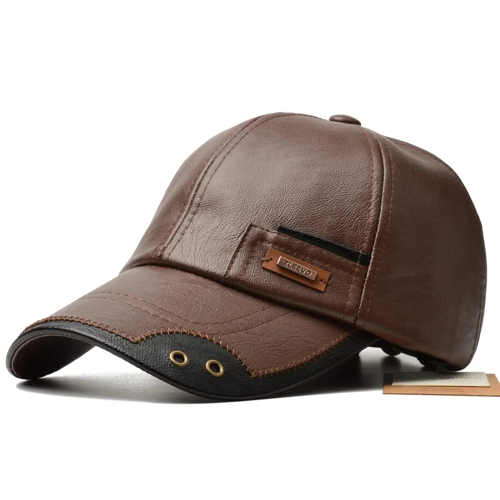 OUTLAW LEATHER CAP - Image 3