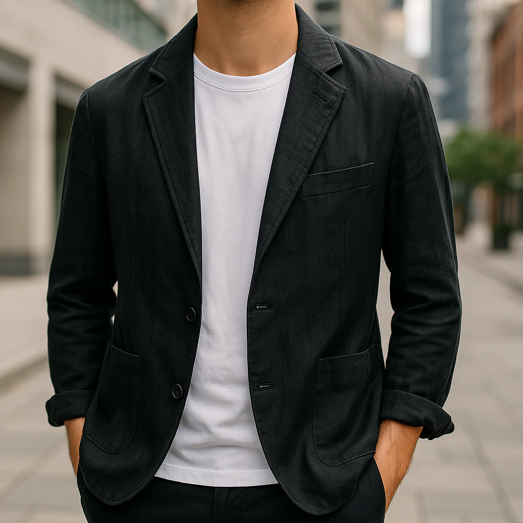 RINO LINEN BLAZER - Image 3