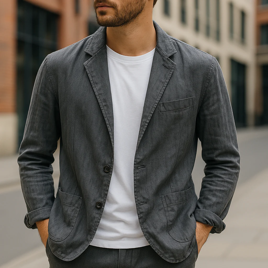 RINO LINEN BLAZER - Image 5