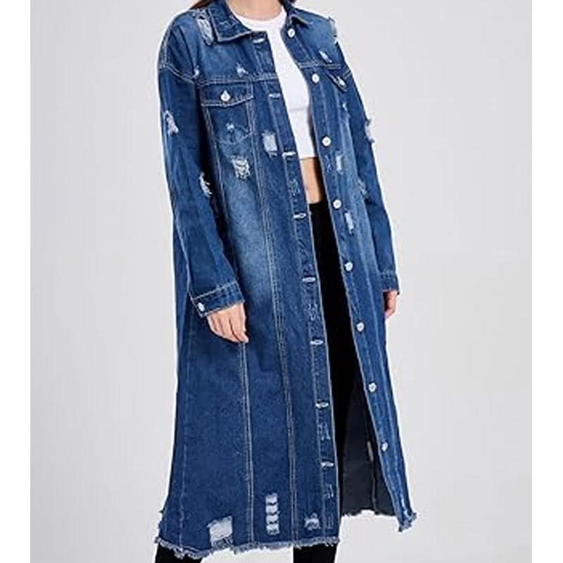 ROGUE DESTROYED DENIM JACKET - Image 8