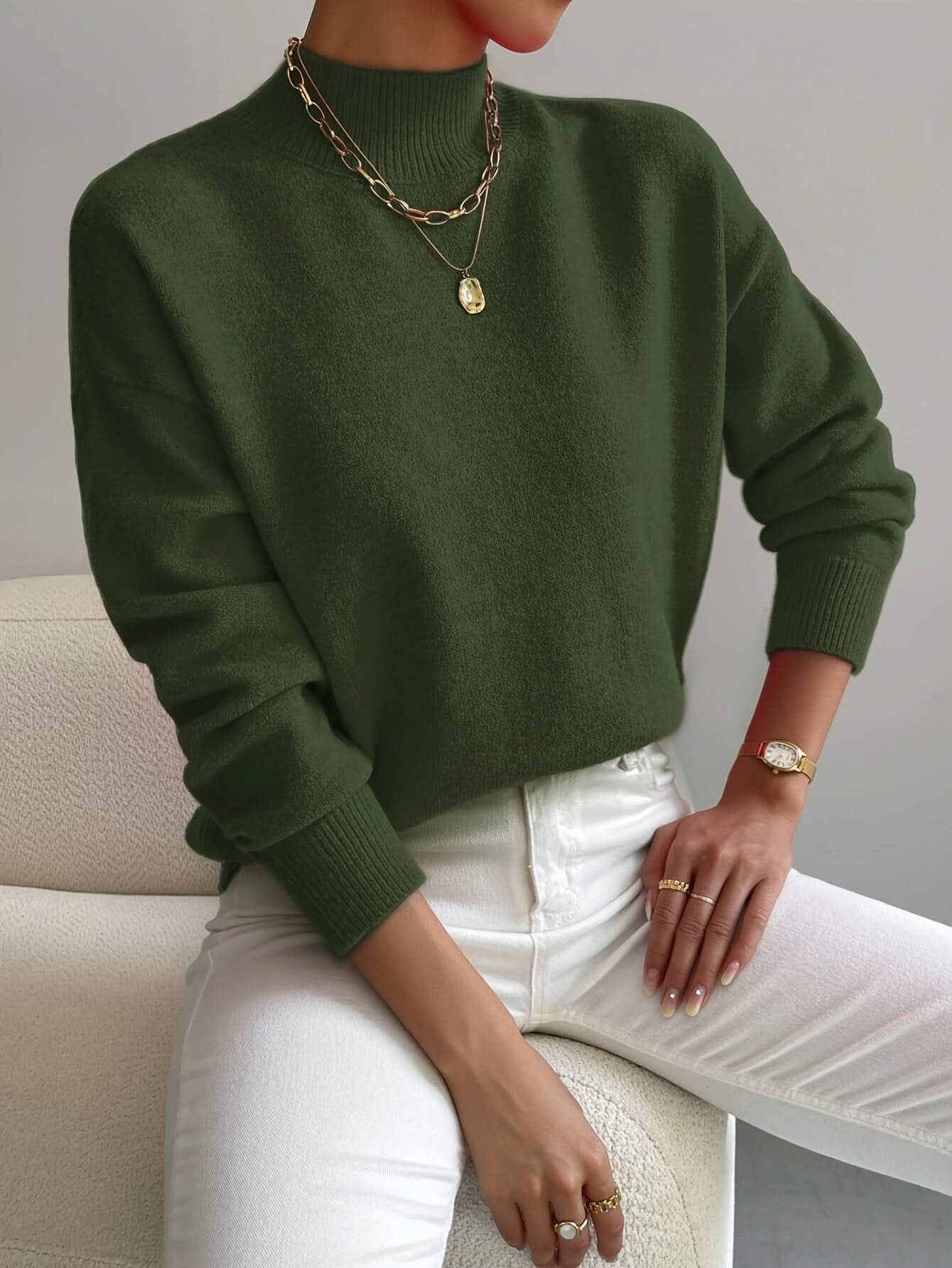 SERAPHINE ROLL NECK JUMPER - Image 8