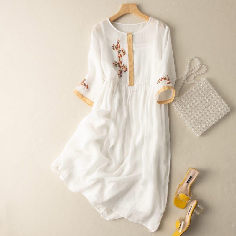 SOFIA LINEN DRESS - Image 3