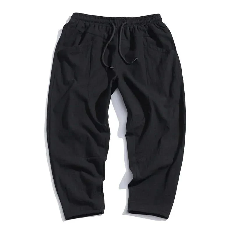 URBAN CROPPED COTTON PANTS - Image 9