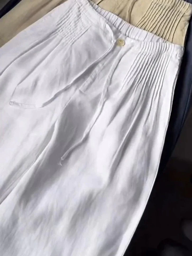 VELORIA RELAXED WIDE-LEG TROUSERS - Image 8
