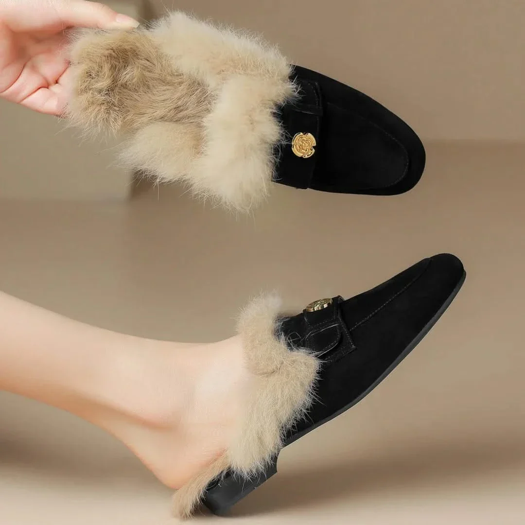 VELOURA SUEDE SHEARLING MULES - Image 15