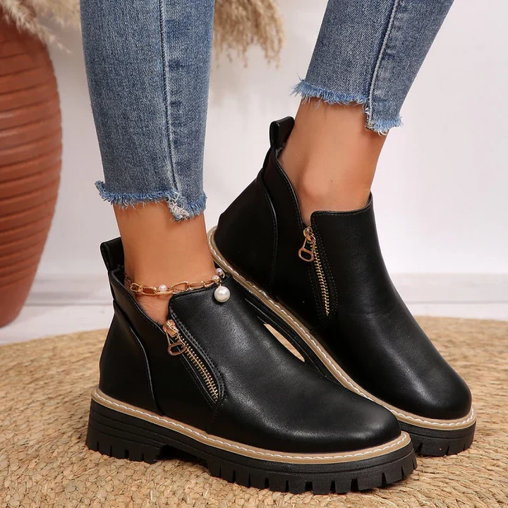 ZERINA COMFORT LEATHER BOOTS - Image 3