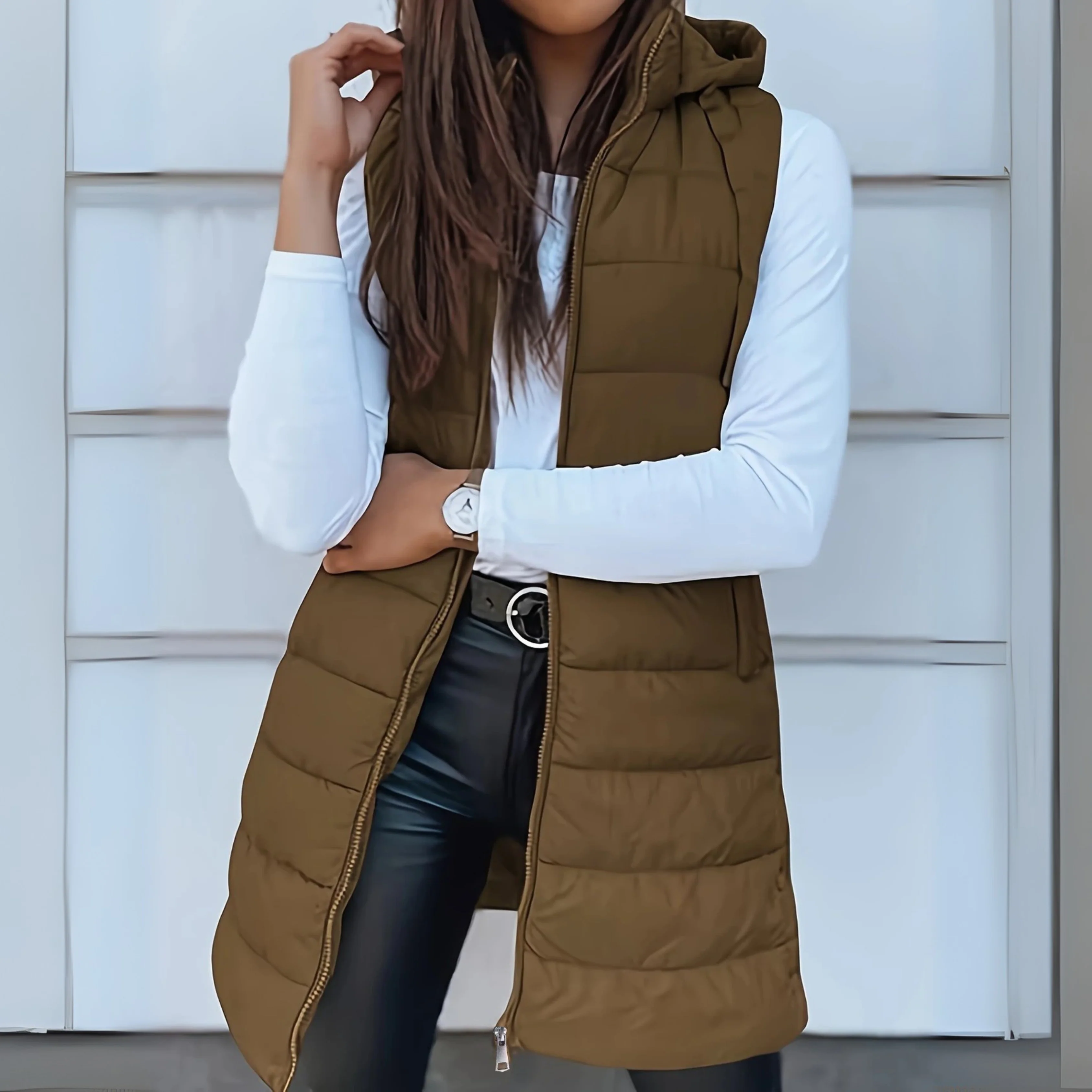 ZYRIC LONG PUFFER VEST - Image 2